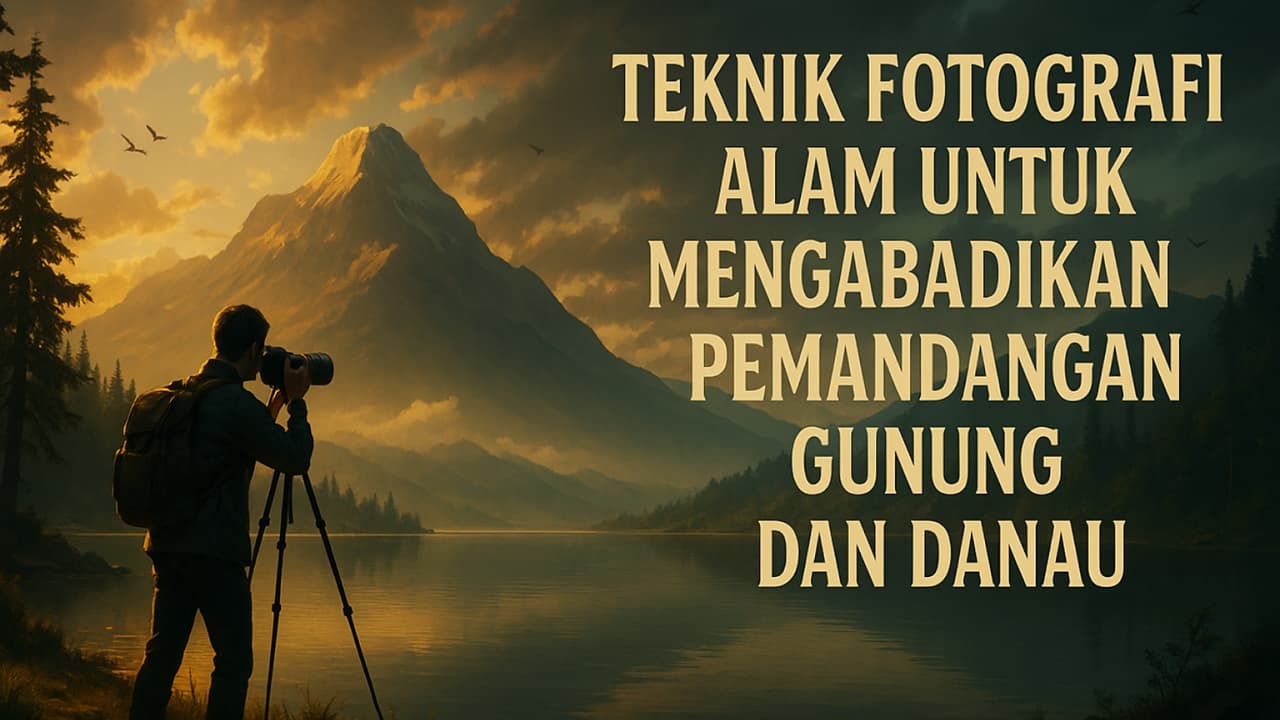 Teknik Fotografi Alam untuk Mengabadikan Pemandangan Gunung dan Danau