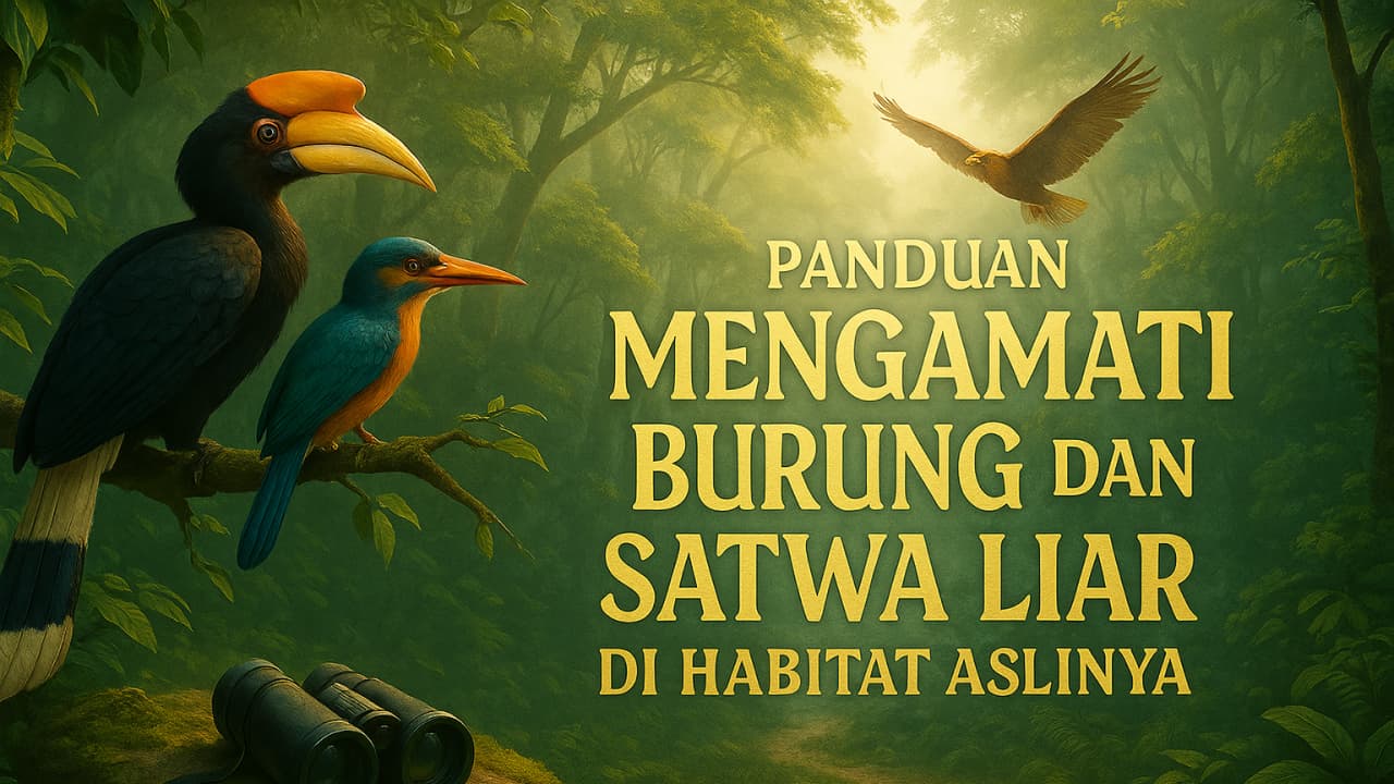 Panduan Mengamati Burung dan Satwa Liar di Habitat Aslinya